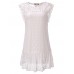Women Sleeveless Crochet Mini Sexy Dress Lace Patchwork Dresses