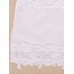 Sexy Women Summer Sleeveless Lace Crochet Stitching Mini Dress