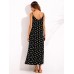 Sexy Women Sleeveless Halter V-Neck Printed Boho Beach Maxi Dresses
